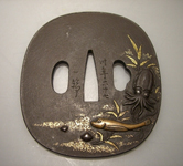 tate maru gata tsuba